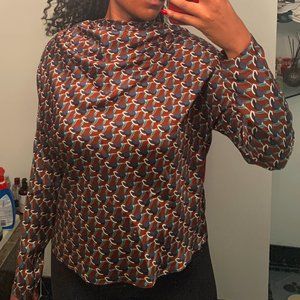 Silky soft Zara printed blouse